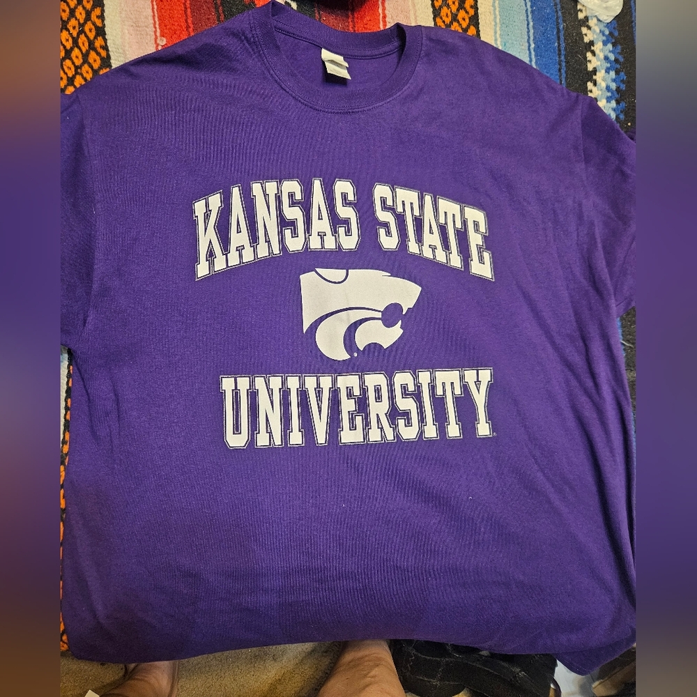 Mens Vintage Kansas State University Power Cat Tee